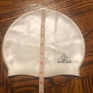 Water Gear Swim Cap for Adult White